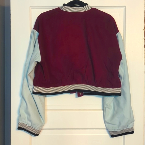Anthropologie Maeve Colorblock Cropped Jacket - Picture 6 of 6
